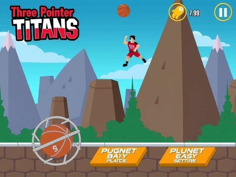 Three Pointer Titans Gameplay Screenshot